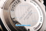 Rolex Sea-Dweller Swiss ETA 2836 Automatic Movement Full Steel with White Markers and Black Dial-Black Bezel