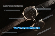 Girard Perregaux Classique 9015 Auto Steel Case with Black Dial and Black Leather Strap