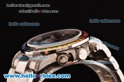 Rolex Daytona Rainbow Chrono Swiss Valjoux 7750-SHG Automatic Steel Case with Diamond Bezel Black Markers and Diamond Markers