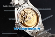 Rolex Datejust Swiss ETA 2671 Automatic Steel Case with White Dial Diamonds Markers and Steel Bracelet (BP)