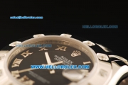 Rolex Datejust Automatic Movement Full Steel with Black Dial and Diamond Bezel-ETA Coating Case