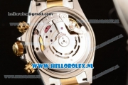 Rolex Cosmograph Daytona 4130 Automatic Yellow Gold Case with Black Dial Stick Markers and Two Tone Bracelet (BP)