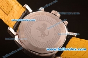 Ferrari Automatic Steel Case with Black Dial and Black Leather Strap-7750 Coating