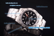 Rolex Explorer II Swiss ETA 2836 Automatic Full Steel with Black Dial and White Markers