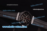 Hublot Big Bang Hub 4100 Ceramic Case/Bezel with Black Dial and Black Rubber Strap - 1:1 Original