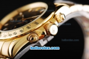 Rolex Daytona Automatic Movement Gold with Black Dial