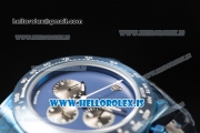 Rolex Daytona OS20 Chronograph Quartz All Black Dial All Blue PVD Case