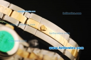 Rolex Datejust Automatic Movement ETA Coating Case with White Dial and Gold Roman Numerals-Diamond Bezel