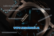 Panerai PAM00700 LAB-ID Luminor 1950 Carbontech 3 days Asia Automatic PVD Case with Black Dial and Black Leather Strap