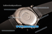 Breitling Avenger Seawolf Miyota Quartz PVD Case with Black Dial and Black Rubber Strap - Arabic Numeral Markers