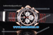 Tag Heuer Formula 1 Miyota Quartz Rose Gold Case with Stick Markers Black Dial and Black Nylon Strap