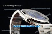 Patek Philippe Nautilus 40th Anniversary Miyota 9015 Automatic Steel Case/Bracelet with Blue Dial (bp)