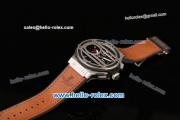 Hublot Chukker Bang Chrono Swiss Valjoux 7750-DD Automatic Steel Case with Black Dial and Brown Leather Strap