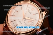 Rolex Cellini Date Asia Automatic Rose Gold Case with White Dial and Stick Markers (New)