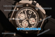 Audemars Piguet Royal Oak Offshore Chrono Clone AP Calibre 3126 Automatic PVD Case with Black Dial and White Stick Markers (EF)