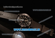 Breitling SuperOcean 2824 Auto Black PVD Case with Black Dial and Black Rubber Strap - 1:1 Origianl (GF)