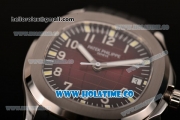 Patek Philippe Aquanaut Miyota 9015 Automatic Steel Case with Coffee Dial and Arabic Numeral Markers (BP)