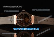 Hublot Big Bang Tourbillon Movement PVD Case Ceramic Bezel with Black Dial and Black Rubber Strap