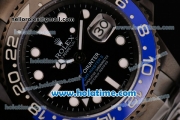 Rolex GMT Master Pro Hunter Asia 2813 Automatic Full PVD with Black/Blue Bezel and White Markers (BP)