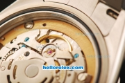 Rolex Day-Date II Rolex 3156 Automatic Movement Full Steel with Blue Dial and Arabic Numerals