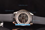 Tag Heuer Mikrogirder 2000 Chronograph Miyota Quartz Rose Gold Case with PVD Bezel and Black Dial