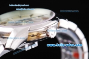 Omega De Ville Hour Vision Swiss ETA 2836 Automatic Movement Full Steel with White Dial