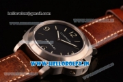 Panerai Luminor Base PAM 219 Swiss ETA 6497 Manual Winding Titanium Case with Black Dial and Green Markers - 1:1 Original (H)