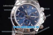 Rolex Cosmograph Daytona 2016 Baselworld Swiss Valjoux 7750 Automatic Stainless Steel Case/Bracelet with Blue Dial and Stick Markers - 1:1 Original (J12)