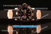 Ulysse Nardin Maxi Marine Diver Chronograph Miyota OS20 Quartz Rose Gold Case with Black Dial White Markers and Black Rubber Strap