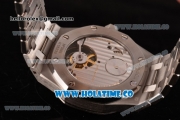 Audemars Piguet Royal Oak 41MM Swiss Tourbillon Manual Winding Full Steel with Diamonds Bezel and White Dial (FT)