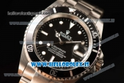 Rolex Submariner Steel Case With 2813 Automatic Movement Black Dial With Black Bezel