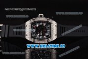 Richard Mille RM010 Miyota 9015 Automatic Steel/Diamonds Case with Skeleton Dial and Numeral Markers