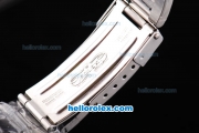 Rolex Oyster Perpetual Air-King Swiss ETA 2836 Automatic Movement Silver Case with White Dial and SS Strap