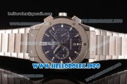 Hublot Classic Fusion Chrono Miyota Quartz Stainless Steel Case/Bracelet with Black Dial Stick Markers