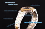 Rolex Datejust Automatic Two Tone with Gold Bezel,Blue Dial and Diamond Marking