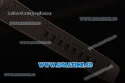 IWC Aquatimer Chronograph Miyota Quartz Steel Case with Black Dial and Stick Markers