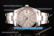 Rolex Datejust II Swiss ETA 2836 Automatic Full Steel with White Dial and Luminous Stick Markers (BP)