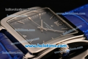 Vacheron Constantin Historiques Toledo Miyota Quartz Steel Case with Stick Markers and Blue Dial