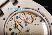 Audemars Piguet Royal Oak Offshore Swiss Valjoux 7750 Movement White Dial with White Numerals and SS Strap