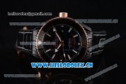 Omega Seamaster Planet Ocean 600M Clone Omega 8900 Automatic PVD Case with Black Dial and Stick/Arabic Numeral Markers Black Leather Strap (EF) Omega Seamaster Planet Ocean 600M Clone Omega 8900 Automatic PVD Case with Black Dial and Stick/Arabic Numeral Markers Black Leather Strap (EF)