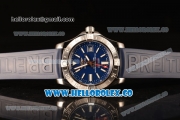 Breitling Avenger II GMT Blue Dial With Swiss ETA 2836 Automatic Rubber Strap Best Edition A32390111C1S2