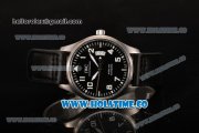 IWC Pilot's Mark XVII Swiss ETA 2824 Automatic Steel Case with Black Dial and White Arabic Numeral Markers