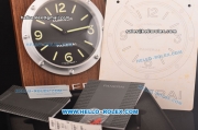Panerai Luminor Base Wall Clock Swiss ETA Quartz Steel Case with Black Dial - 1:1 Original Best Edition