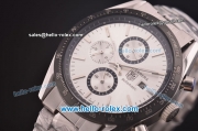 Tag Heuer Automatic Movement PVD Bezel with White Dial