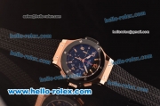 Hublot Big Bang Hub4100 Automatic Rose Gold Case with Ceramic Bezel and Black Dial - 1:1 Original