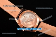 Omega Aqua Terra 150 M Co-Axial Clone Omega 8501 Automatic Rose Gold Case with Brown Dial and Stick Markers (EF)