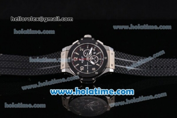 Hublot Big Bang Chrono Miyota OS20 Quartz Steel Case with Black Bezel and Stick/Arabic Numeral Markers