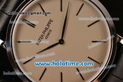 Patek Philippe Calatrava Miyota OS2035 Quartz Steel Case with Grey Dial and Stick Markers