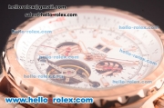 Breitling for Bentley Automatic Tourbillon Full Rose Gold and White Dial
