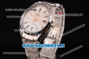 Omega Seamaster Aqua Terra Clone 8500 Automatic Full Steel with Stick Markers and White Dial -1:1 Original (Z)